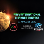 RIR CONTEST INTERNAZIONALE DELLE DISTANZE/INTERNATIONAL RIR DISTANCES CONTEST (APERTO A TUTTI UTENTI RIR E NON/OPEN TO ALL  NATIONAL AND INTERNATIONAL USERS)